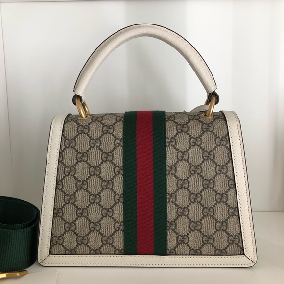 New Gucci Margaret top handle queen bee white - Picture 3 of 8